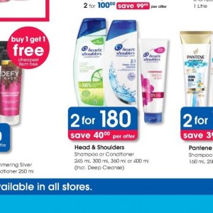 Shampoo at Clicks
