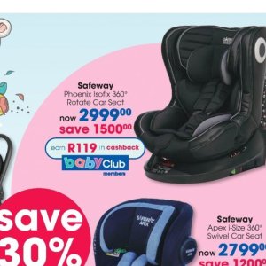 Car seat at Clicks