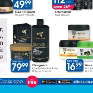 Shampoo at Clicks