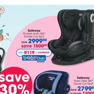 Car seat at Clicks