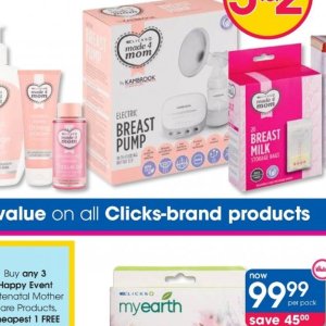 Breast pump at Clicks