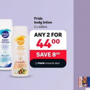 Body lotion at PEP