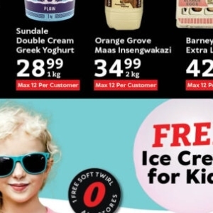 Ice cream at Oxford freshmarket