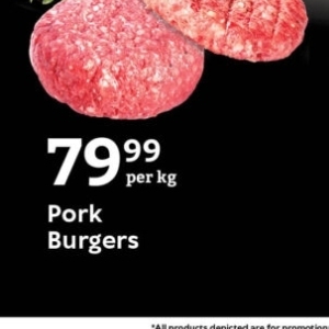 Burgers at Oxford freshmarket