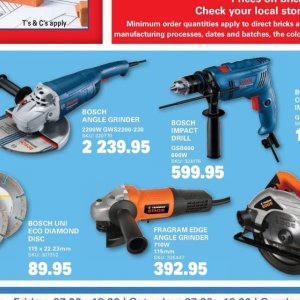 Grinder at Cashbuild