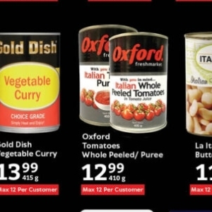 Purees at Oxford freshmarket
