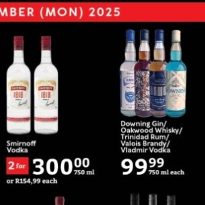 Vodka at Oxford freshmarket