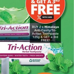 Toothpaste at Checkers