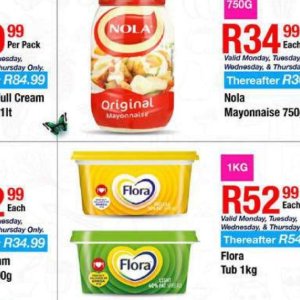Mayonnaise at Take n Pay