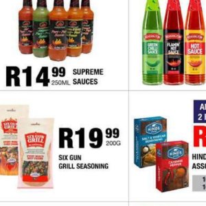 Sauces at Take n Pay