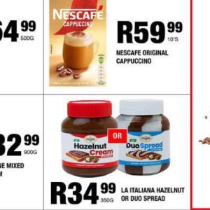 Hazelnut cream at Take n Pay