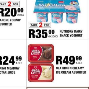 Yoghurt at Take n Pay
