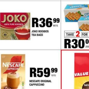 Tea at Take n Pay