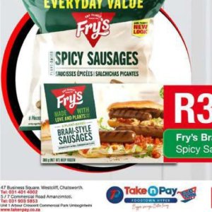 Sausages at Take n Pay