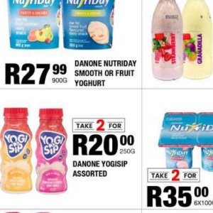 Yoghurt danone  at Take n Pay