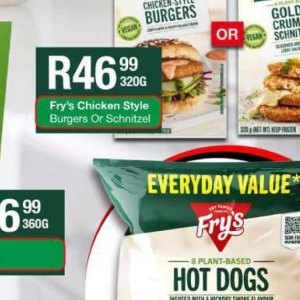 Schnitzel at Take n Pay