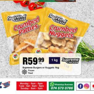 Burgers at Take n Pay