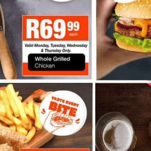 Grilled chicken at Take n Pay
