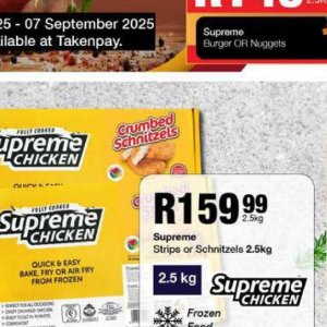 Schnitzel at Take n Pay
