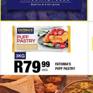 Puff pastry at Take n Pay