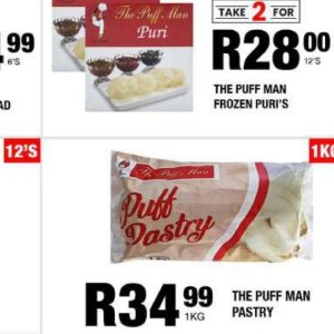 Puff pastry at Take n Pay