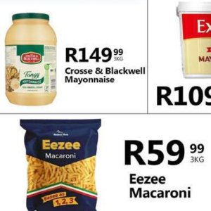 Mayonnaise at Take n Pay