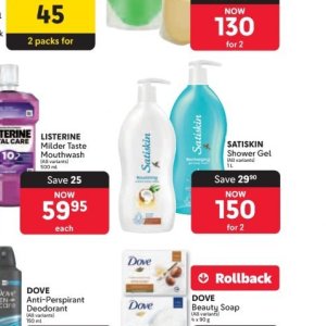 Shower gel at Makro
