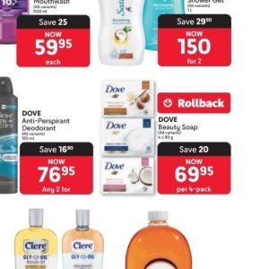 Soap dove  at Makro