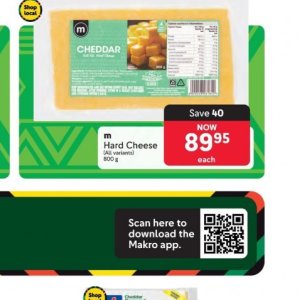 Cheese at Makro