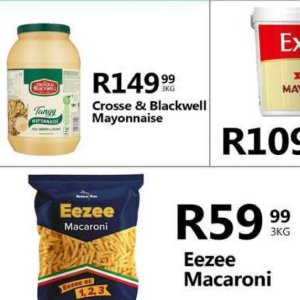 Mayonnaise at Take n Pay