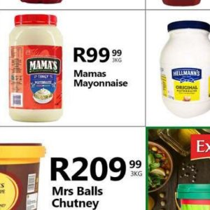 Mayonnaise at Take n Pay