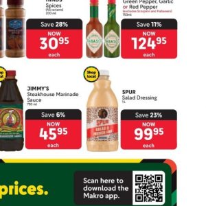 Dressing at Makro