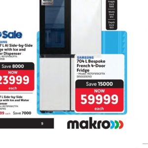 Fridge at Makro