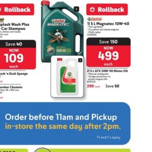 Engine oil at Makro