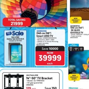 TV set at Makro