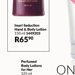 Body lotion at AVON