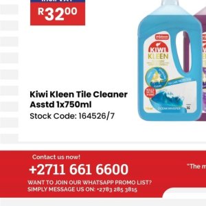 Kiwi at Africa Cash and Carry