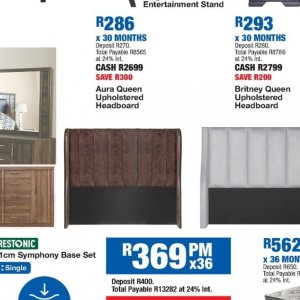 Headboard at OK Furniture