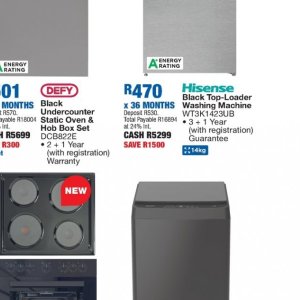Washing machine at OK Furniture