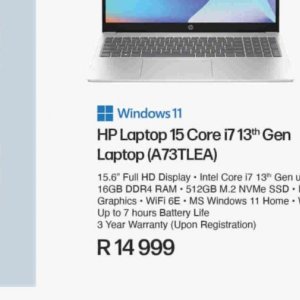 Laptop at Computer Mania