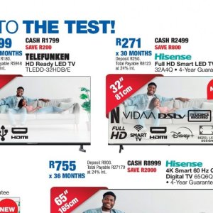 TV set at OK Furniture