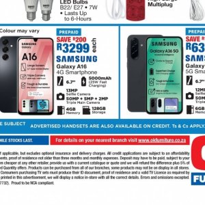 Smartphone at OK Furniture