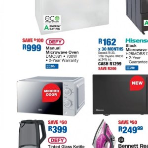 Microwave oven at OK Furniture