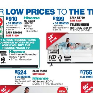 TV set at OK Furniture