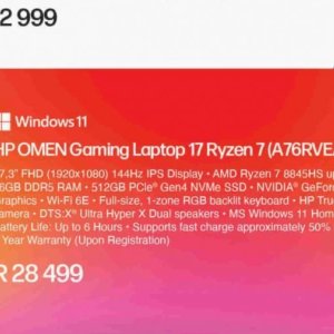 Laptop at Computer Mania