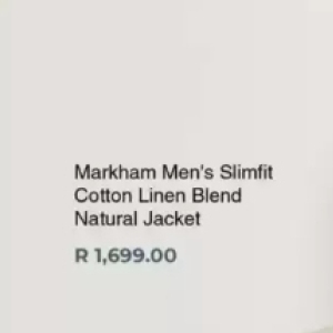 Jacket at Markham