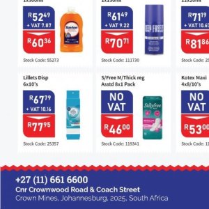   at Africa Cash and Carry