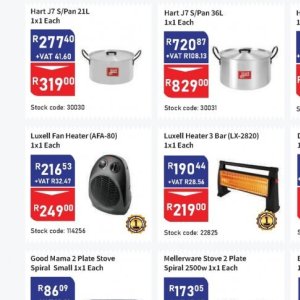 Heater at Africa Cash and Carry