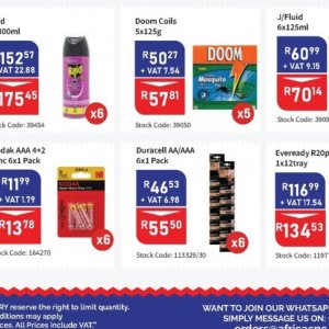  at Africa Cash and Carry