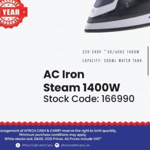 Iron at Africa Cash and Carry